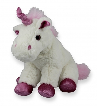 Plüsch Einhorn sitzend 21cm